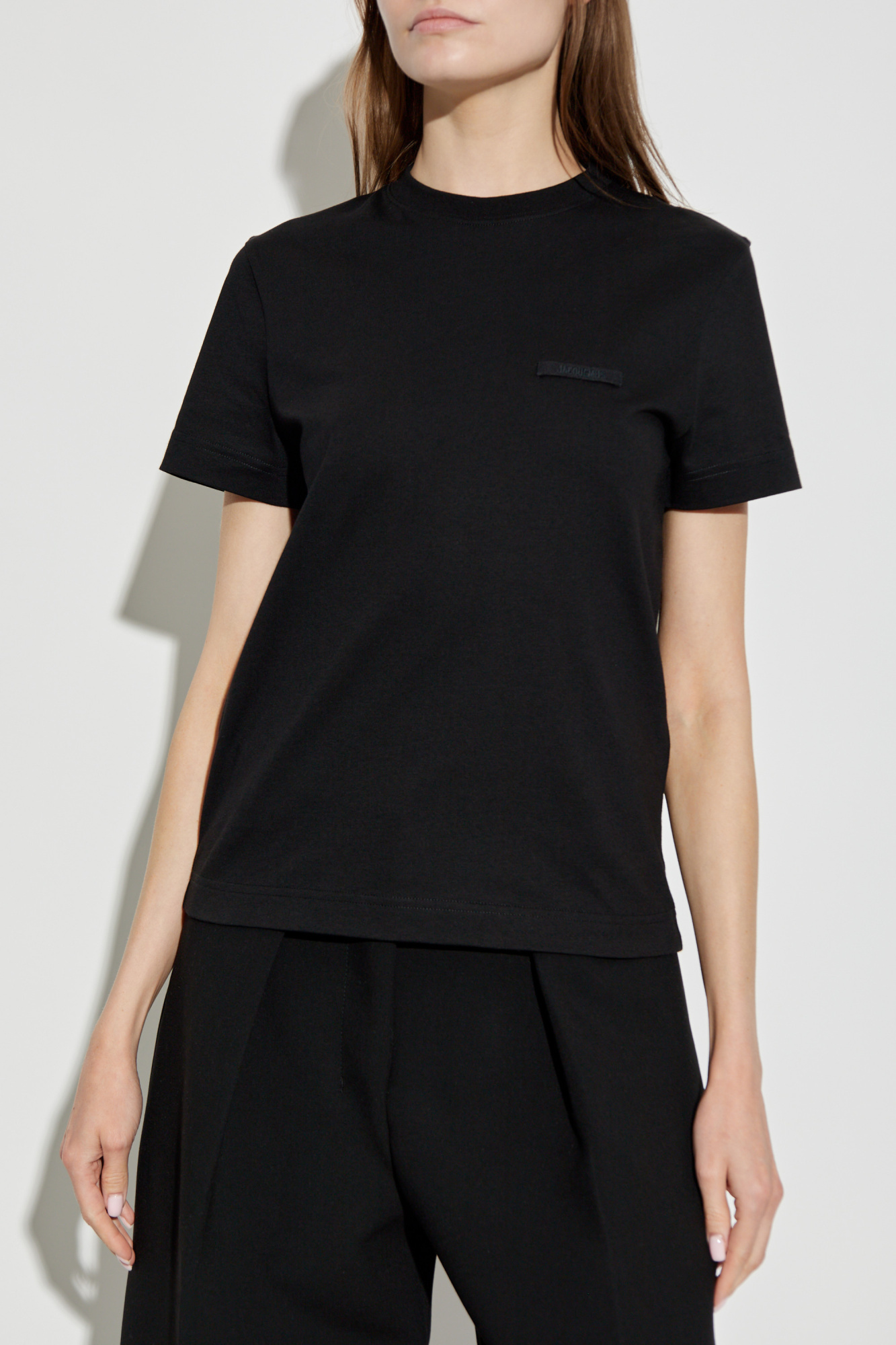 White T-shirt with logo patch Jacquemus - Vitkac AS